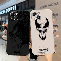 [Hot K] เคสสำหรับ Apple iPhone มาร์เวลเวนอมโทรศัพท์14 13 12 Mini 11 Pro Max 8 7 Plus เชือกของเหลวซ้ายฝาหลัง