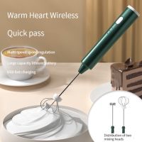 ✣ 1 PCS Handheld Egg Beater USB Rechargeable 3 Speeds Electric Milk Frother Foam Maker Mixer Coffee Drink Frothing Wand Foamer