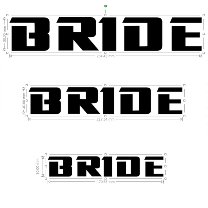 bride-สติ๊กเกอร์ไดคัทติดรถยนต์-sticker-กันน้ำ