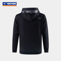 Victor Antonsen เสื้อกีฬาแจ็คเก็ตกีฬาเสื้อผ้ากีฬาแบดมินตันแขนยาวสำหรับผู้ชายผู้หญิง Hoodies T-25109