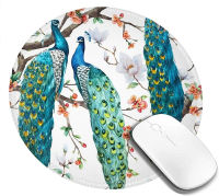 Warna Air Peacock Round Mousepads Desktop