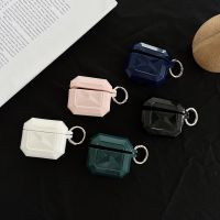 แฟชั่นที่เรียบง่ายสำหรับเคสหูฟัง Airpods 1/2 Airpods 3 เคสป้องกันการหล่นและพกพาง่าย เคสหูฟังบลูทูธไร้สายทนทานทั้งตัว เคสกันกระแทก เคส AirPods Pro