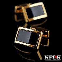 【hot】 cufflinks for mens Brand cuff buttons Gold-color gemelos wedding abotoaduras guests