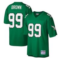 2022 Philadelphia Eagles NFL Football Jersey Brown Quick Cunningham Carter Tshirt Top Jersey Loose Sport Tee Unisex Fash