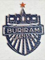 บุรีรัมย์ยูไนเต็ด โลโก้BURIRAM UNITED เหล็กตัดเลเซอร์ ขนาด20cm.ทำสีเคลือบเคฟล่าสีเหมือนจริงใช้สี2Kพ่นรถยนต์เคลือบเงาทนทุกสภาวะอากาศขนาดพกพา