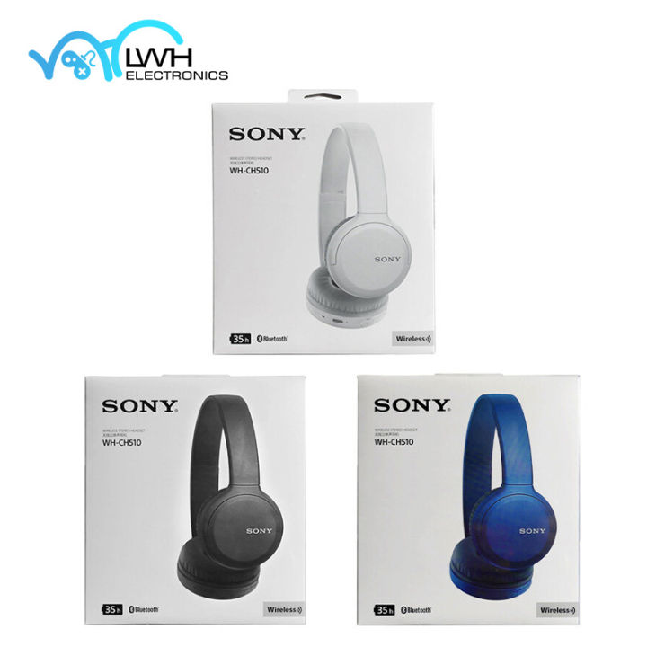 Sony WH-CH510/WH-CH520 Wireless Headphones Wireless Bluetooth On-Ear  Headset with Mic for Phone-Call Lazada PH