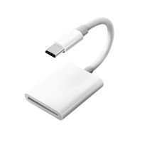 Type-C to SD Card Camera Reader Adapter SD Card Reader for Type-C Devices, White