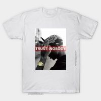 2pac Trust Nobody Tupac Shakur เสื้อยืดสีดำ สีขาวผ้าฝ้าย Tshirt ชายผู้หญิง Casual Tees Hip Hop Tee เสื้อสำหรับชาย Streetwear