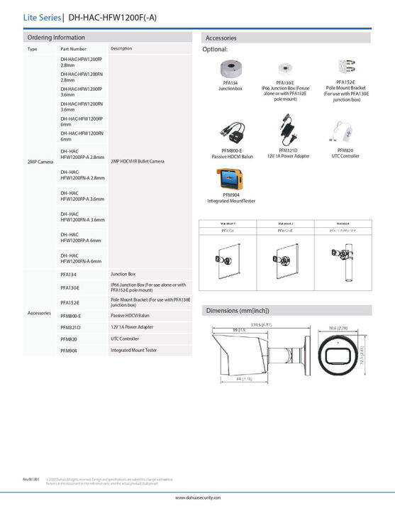 dahua-กล้องวงจรปิด-กล้องวงจรปิด-2-ล้านพิกเซล-hdcvi-ir-bullet-camera-รุ่น-dh-hfw1200f-a-บันทึกภาพและเสียง