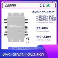 2000W 2400W 2800W ใหม่ MPPT อินเวอร์เตอร์แผงโซล่าเซลสำหรับ4วงจรอินพุตแผงพีวีซี DC22-60V ไปยัง AC220V110V