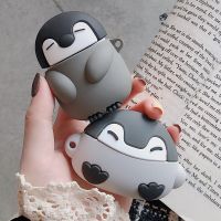 ✌ﺴ For Airpods Pro 3D Cute Cartoon Penguin Baby Earpods Case for Apple Airpods 1 2 3 Kawaii Wireless Earphone Protector Cover Shell