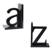 Letter Wood Bookend Book Stand Home Decoration Easy Install Easy to Use