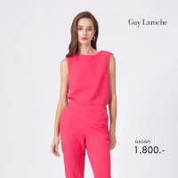 เสื้อแขนกุดสีชมพู Guy Laroche King suiting fuchsia (GAGGPI)