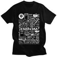 Rapper Eminem Slim Shady Tshirts Vintage Graphic T Gothic Tee Streetwear