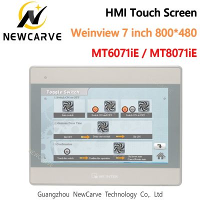 ﹊► HMI Touch Screen WEINVIEW/WEINTEK MT6071iE MT8071iE 7 Inch 1024x600 Human Machine Interface Replace MT6100I NEWCARVE