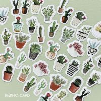 45 cute flower pot stickers for DIY notebook decorations