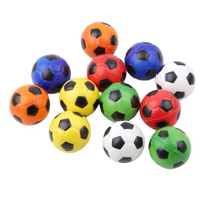 12pcs/pack Colorful Hand Football Exercise Soft Elastic Stress Reliever Ball Kid Small Ball Toy Adult Massage Toys
