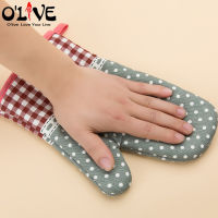 1 Pair Oven Gloves Baking Barbecue Mitts Kitchen Heat Resistant Cooking Glove Bee Keeping Protect Microwave Mitten Potholder