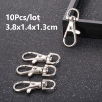 10pcs/lot 3.8x1.4x1.3cm Silver Lobster Clasps DIY Keyfob Bag Pendant Jewelry Accessories Craft