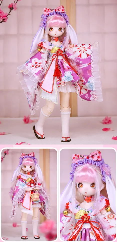 Dream Fairy 1/4 BJD Estilo Anime Conjunto Completo De Boneca