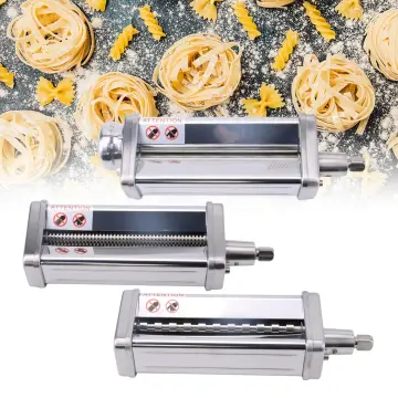 KitchenAid KSMPCA Pasta Cutter Attachment Set (2 Piece), One Size, Silver