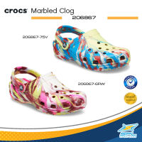 Crocs Collection รองเท้าแตะ รองเท้าแบบสวม รองเท้าลำลอง CR UX CS Marbled Clog 206867-75V / 206867-6RW (1990)