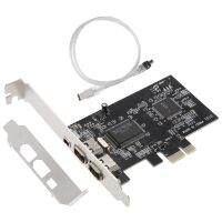 PCI-E PCI Express FireWire Card, IEEE 1394 Controller Card with Firewire Cable, for Video, Audio Transmission,Etc