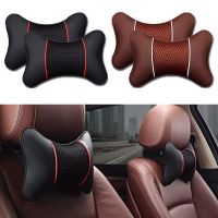 1x Car PU Leather Neck Pillow for Citroen C4 C5 C3 Picasso Xsara Berlingo Saxo C2 C1 C4L DS3 Xantia DS4 C8 VTS Accessories