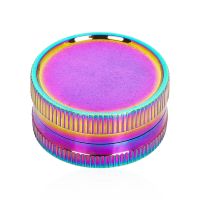 [COD] Buss cross-border new two-layer 30mm zinc alloy smoke grinder grind bright glossy wholesale