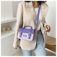 Autumn winter contrast color small bag 2021 new fashion high-end fashion handbag for women single-shoulder cross-body versatile