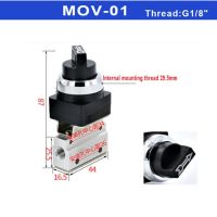 OEK-Pneumatic Mechanical Valve Mov-01 Mov-02 Mov-03 Mov-03a Manual Valve Air Switch Control Valve Push Button Momentary