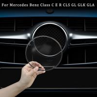 For Mercedes Benz Class C E R CLS GL GLK GLA CLA X177 X156 W205 W212 W213 GLK200 260 Front Grill Emblem Protective Cover Acrylic