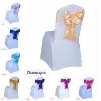 【hot】▣  Wedding Chairs Bows Ties Sash All Decoration Lycra Stretch Hotel Birthday Design Fashion Luxury