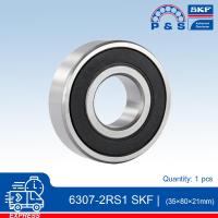 ตลับลูกปืนเม็ดกลมร่องลึก 6307-2RS1 SKF (ฝายาง)