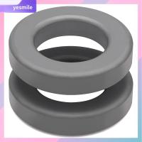 YESMILE 2Pcs สีดำสีดำ แหวนเฟอร์ไรต์ 61x35x12.7mm วงแหวนขดลวดเหนี่ยวนำ ชุดเซ็ต หม้อแปลงไฟฟ้า ตัวกรอง emi/rfi