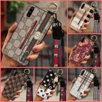 cartoon waterproof Phone Case For VIVO IQOO/V1821BA Phone Holder silicone Wrist Strap Soft Dirt-resistant Shockproof