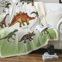 Kids Children Bedding Outlet Dinosaur Fluffy Soft Cotton Blanket Jurassic Cartoon Boys Girl throw blankets for beds Home textile