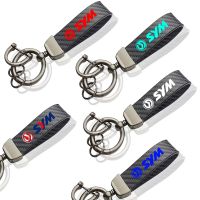 Premium carbon fiber metal keychain For SYM 150 125 GTS CRUISYM 180 300 300i MAXSYM 400 600 JOYMAX Z 250 300