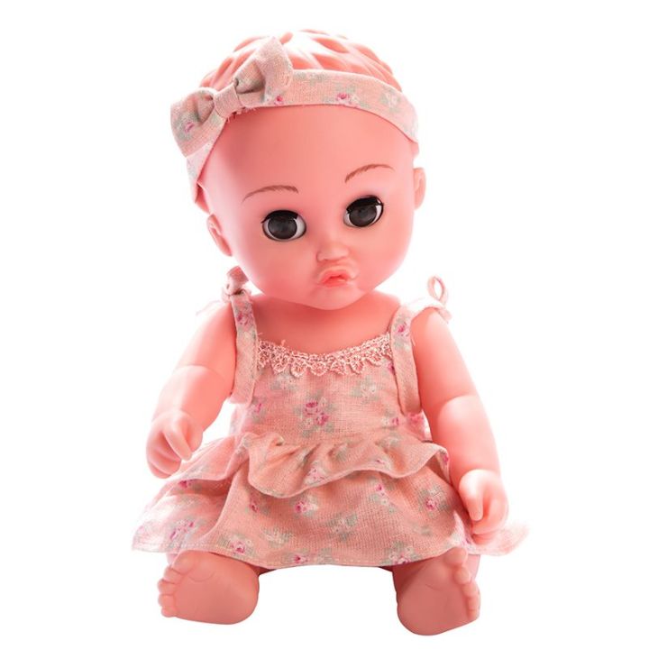 2023-เด็กจำลองตุ๊กตาของเล่นสาวสมาร์ทตุ๊กตายางนุ่มเด็กนอนเด็กพูดได้ตุ๊กตาผ้า