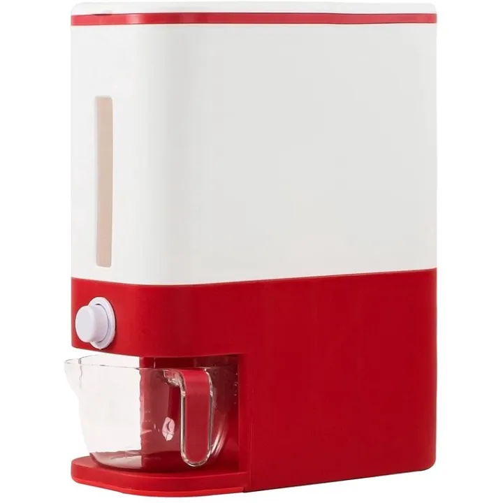 12kg Rice Dispenser and Storage With Measuring Cup Lazada PH
