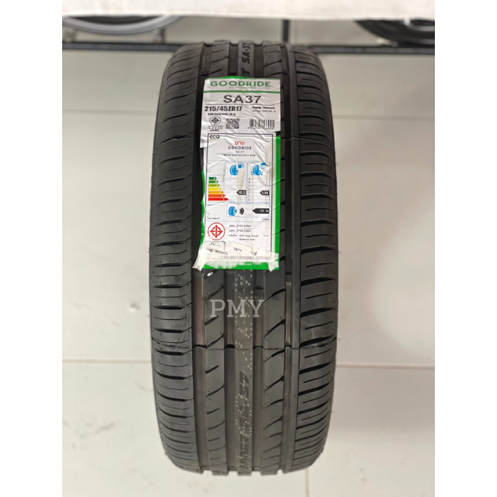 215-45r17-ยางรถยนต์-ยี่ห้อ-goodride-รุ่น-sa37-ล๊อตผลิตปี22-ราคาต่อ1เส้น-ยางสปอร์ตสมรรถนะสูง-ราคาพิเศษ-ส่งฟรี-รองรับบริการปลายทาง