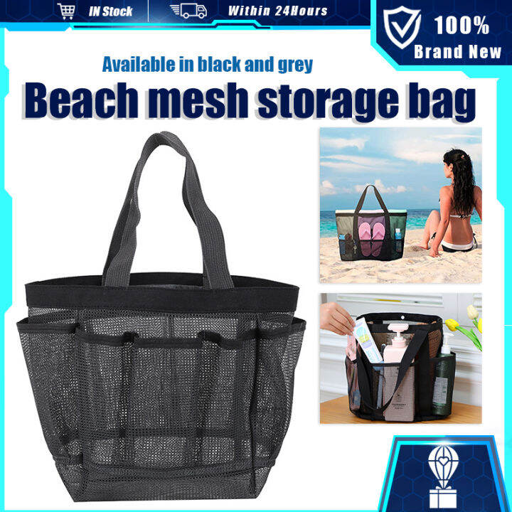 Handheld Mesh Shower Bag Highcapacity Bath Bag Organizer Multi
