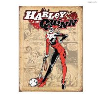 ┇Vintage 9527 Quinn Classic Comic Tin Sign Metal Sign Metal Poster Metal Decor Wall Sign Wall Po（Only one size: 20cmX30cm）(Contact seller, free custom pattern)