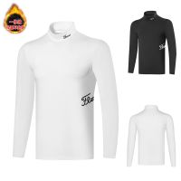 Golf Gear 23 new style quick-drying golf clothing mens breathable sports outdoor long-sleeved bottoming shirt top round neck T-shirt