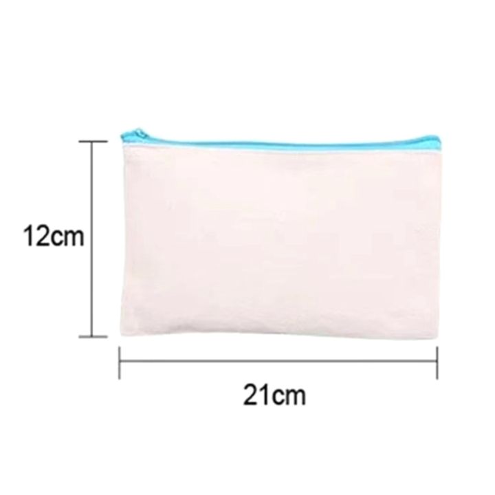 10pcs-blank-canvas-zipper-pouch-makeup-bags-small-pencil-pouch-multi-purpose-travel-bags-with-color-zipper-for-diy-craft
