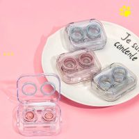 Contact Case, Portable Transparent Mini Simple All-in-one