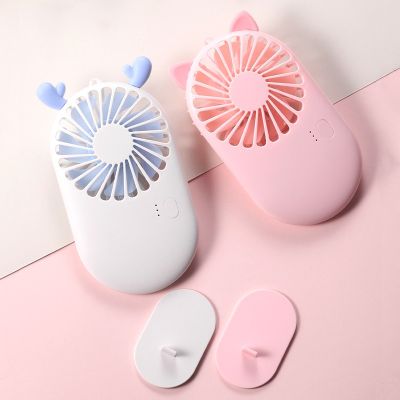 【CW】 Usb Handheld Electric Fans Rechargeable Silent Desktop Cooler for Outdoor Office