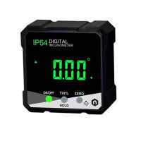 IP54 4*90ดิจิตอล Inclinometer มุมไม้โปรแทรกเตอร์แสงไฟไม้โปรแทรกเตอร์ลาดเมตรด้านเดียวแม่เหล็กอิเล็กทรอนิกส์ Goniometer