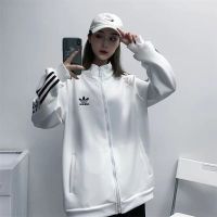 เสื้อแจ็คเก็ตลำลอง Adidasสำหรับผู้ชายและผู้หญิง(ฟรีไซส์หน้าอก40 ใส่ได้น้ำหนัก40kg-75kg)