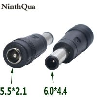 1 PCS 5.5 x 2.1 mm female to 6.0 x 4.4 mm male DC Power Connector Adapter Converter 5.5x2.1 to 6.0x4.4 mm For Sony Laptop